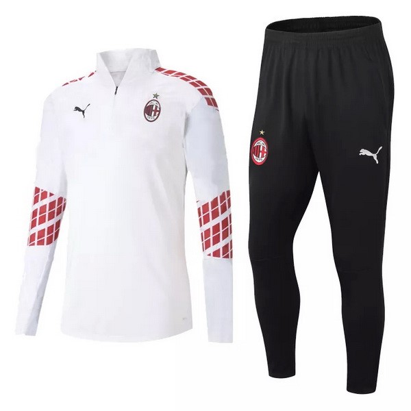 Chandal AC Milan 2020-21 Blanco Rojo Azul